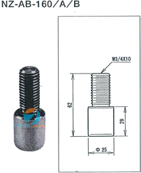 Chân đế NZ-AB-160/A/B